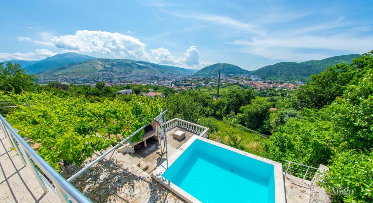 Perfect View Of Mostar - With Swimming Pool Luaran gambar